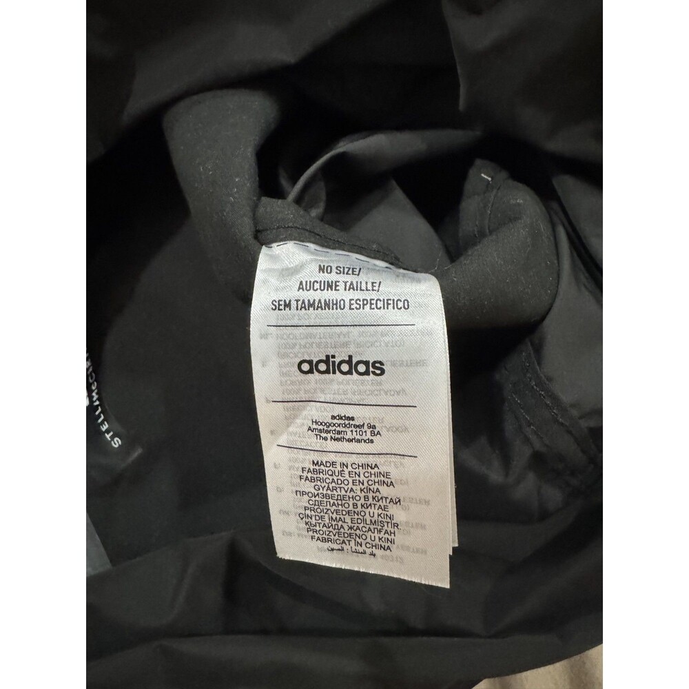 Adidas Stella McCartney Womens Black Waterproof Drawstring Gym Sack Sport Bag - Picture 6 of 6
